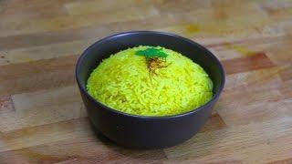 How to make Simple Saffron Rice