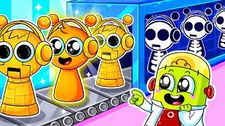Who Is Sprunki really?! Copycat & Copy Me  Funny Cartoons | Matt’s World Kids Stories