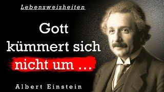 Alber Einstein | Die weisen Gedanken eins Genies | Zitate zum Nachdenken, Aphorismen und Sinnsprüche