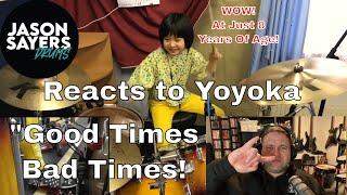 Drummer reacts to Yoyoka - Good Times Bad Times - Led Zeppelin