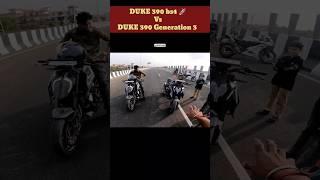 DUKE 390 bs4  vs DUKE 390 Generation 3 