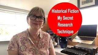 How to write historical fiction: secret research technique!