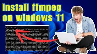 FFmpeg Install Windows 11 | How to Install FFmpeg on Windows