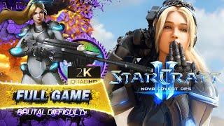 Starcraft 2 Nova Covert Ops Full Game on Brutal Difficulty  | 1440p 60fps