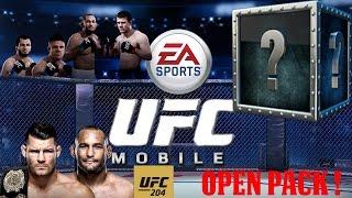 UFC mobile - open pack live event UFC 204 BISPING vs DAN HENDERSON