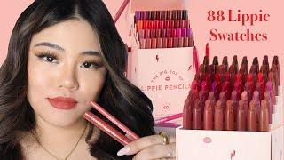 COLOURPOP BIG BOX OF 48 LIPPIE STIX & 40 LIPPIE PENCIL SWATCHES