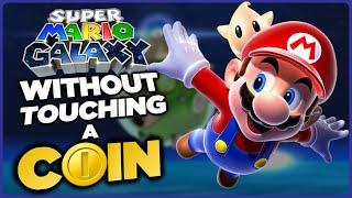 Is it possible to beat Super Mario Galaxy without touching a single coin?