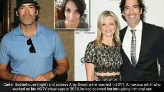 HGTV star married to actress Amy Smart is accused of coercing oral sex from his makeup artist at lea