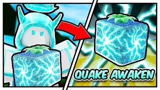 Awakened Quake Fruit is OVERPOWERED... (Roblox Bloxfruit)