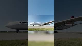 Под крылом красавца Airbus A330 Turkish Airlines