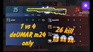 UMAR  TDM  1vs4 m24 26 KILL