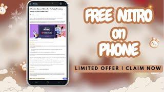 3 months FREE Discord Nitro - On PHONE | 2024