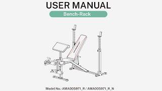 Detailed Video - How To Quickly Assemble OPPSDECOR Adjustable Incline Weight Bench By One Person