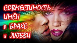 Совместимость имён в браке и любви 