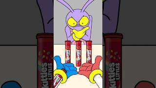 ?TADC Jax & Pomni Easy Skittles Magic Trick Tutorial Animation 8 #tricks #magic #tutorial #マジック種明かし