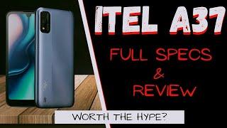 ITEL A37 FULL SPECS AND REVIEW! - Worth the hype?