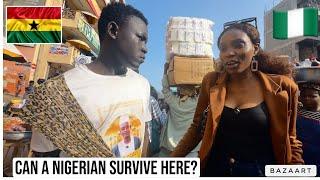 Surviving GHANA's Craziest Shopping Experience With My Nigerian Friend in Makola MARKET | GHANA