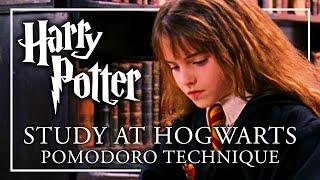 STUDY AT HOGWARTS - Pomodoro | ASMR + Music Breaks | Study with me Harry Potter Peaceful Relaxing