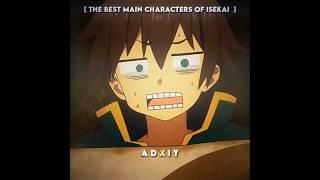 Best Main  Characters Of Isekai Anime | Subaru X Kazuma X Rimuru X Shadow  | Rezero Manga/Ln Edit