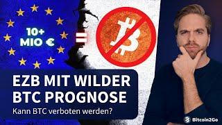 ⁣ACHTUNG: EZB Bitcoin Prognose - 10 Mio. € = VERBOT? Altcoin Gefahr & Apecoin | Krypto News