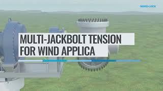 Nord-Lock Group Multi-Jackbolt Tensioners for Wind application