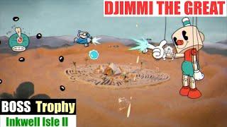 Cuphead - Boss Trophy guide - Djimmi the great in "Pyramid Peril" boss battle strategy