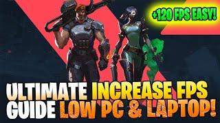 Valorant Full Guide to Boost FPS on Low end PC and Laptop! 2021