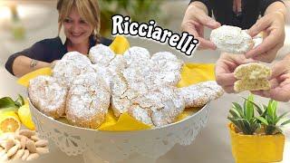 RICCIARELLI al LIMONE   dolci tipici natalizi DESSERT ALLE MANDORLE