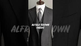 Suit 3 pieces Alfred Brown fabric