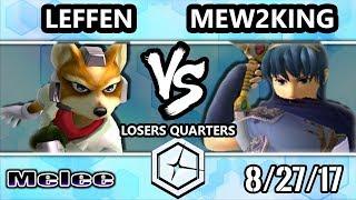 Shine 2017 SSBM - TSM | Leffen (Fox) vs FOX MVG | Mew2king (Marth) - Melee LQ