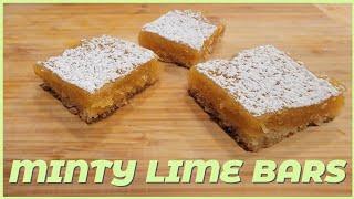 Ms. Anne: Making and Baking Minty Lime Bars