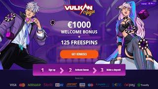 Vulkan Vegas Casino Video Review | €1000 Free Spins Welcome Bonus