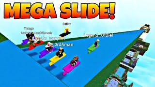 CONSTRUÍ um MEGA ESCORREGADOR NO BUILD A BOAT! Roblox Babft