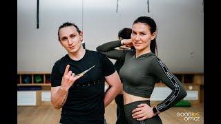 Фитнес-блогер Анастасия Чирченко и Эдвард Казарян в X-Fit