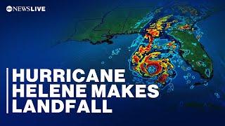 LIVE: Hurricane Helene makes landfall as category 4 storm