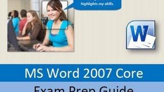 Word 2007, Exercise 12   Using the Thesaurus and Set Proofing Options