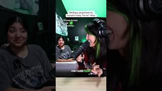 Writing a song to her crazy story 