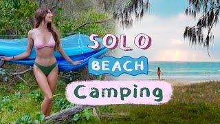 One Girl, One Hammock, One Epic Bush-to-Beach Escape  | Solo Camping |l