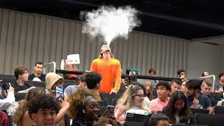 Vaping Inside College Lecture Prank