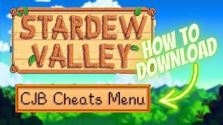 How to Quickly Download CJB Cheats Menu Mod in 2 Minutes! -  Stardew Valley 2024