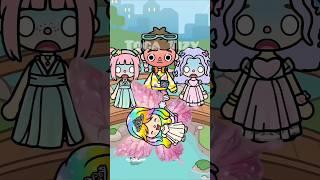 Poor Girl Becomes Butterfly Fairy #tocaboca #tocalifeworld #shorts #fyp