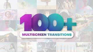 100+ Multi Screen Video Effect Transitions - After Effects Template