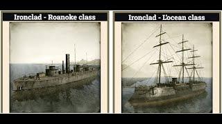 Total War: SHOGUN 2: Fall of the Samurai 1vs1: Ironclad (Roanoke class vs L’ocean class)