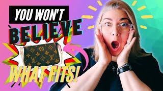  WHAT'S IN MY LOUIS VUITTON MINI POCHETTE?  |  YOU WON'T BELIEVE WHAT FITS!  WIMB 