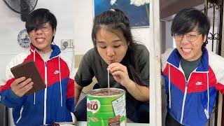 MINGWEIROCKS - The FASTEST way to make MILO! #shorts