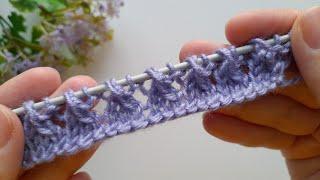 PERFECT ️ Unique Knitting Stitch! Easy and Beautiful Knitting Pattern