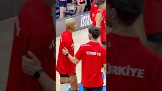 Melissa Vargas and the team’s new physiotherapist Francesco Gatti | Towel Totem ️ #volleyball