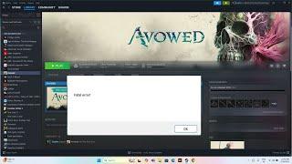 How to Fix Avowed LOW Fatal Error
