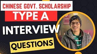 Chinese Government Scholarship 2024-25।।CSC Scholarship Type A interview Questions and Experience