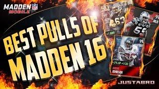 BEST PULLS AND REACTIONS OF THE YEAR! BEST OF MADDEN MOBILE 16!